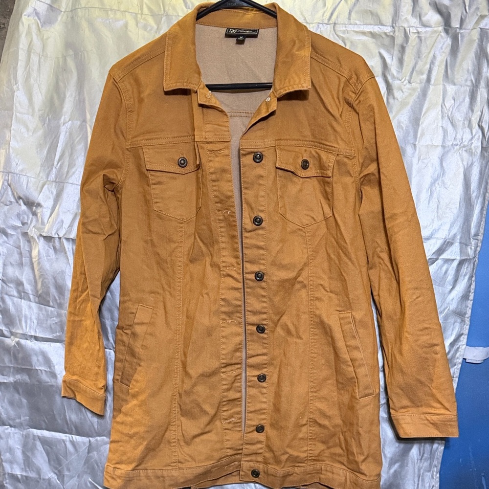 Elegant Mustard Trench Coat